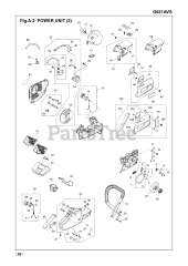 RedMax G 621 AVS (KZA 1003) - RedMax Chainsaw (SN: 200101 - 330137) (2003-01)