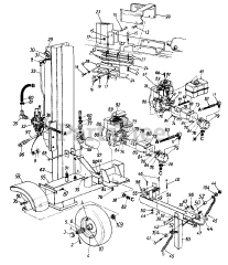 MTD 245-636-000 - MTD Log Splitter (1995)