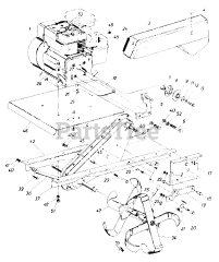 MTD 310-192 - MTD Cultivator (1989) Parts