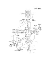 Kawasaki FE290D-AS13 - Kawasaki Engine PISTON/CRANKSHAFT