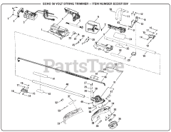 Echo ECDST-58V (107397021) - Echo String Trimmer, 58V Battery, Revision 04 (2019-02)
