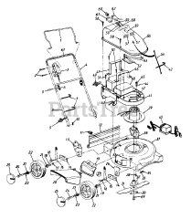 MTD 185-708-000 - MTD Walk-Behind Mower, Electric (1995)