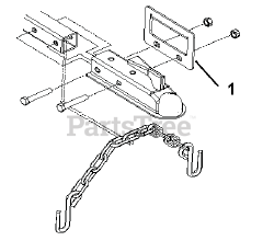 Ariens 917001 - Ariens 27-Ton Log Splitter, 170cc Subaru (SN: 007000 - 010999) Accessories - Draw Bar Handle Kit 71702100