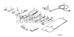 Honda BF15 DK0 SHSA (BALJ) - Honda Outboard Engine, Made in Japan (SN: BALJ-1400001 - BALJ-9999999) TOOLS