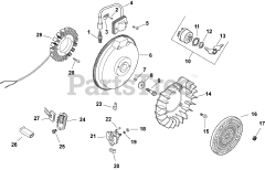 Kohler CH11-16105 - Kohler Command PRO Single Engine, Basic Version, 11hp, 8.2kW Ignition/Electrical 5-27-205