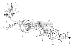 Yard Machines 24A-657E129 - Yard Machines Blower (2004) (Home Depot)