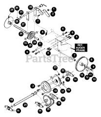 Echo ST-5024 - Echo Snow Thrower (Type 1) Disc Assembly, Drive Gear, Drive Shaft