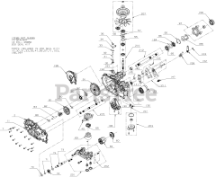 Cub Cadet PRO HW 300 348 (55RI6HNS050) - Cub Cadet Walk-Behind Mower (2022) Transmission (LH)