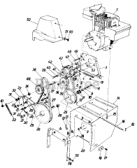 MTD 311-355 - MTD Snow Thrower (1991)