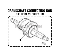 PowerStroke PS 9C3501 B - PowerStroke 3500 Watt Generator General Assembly (CRANKSHAFT CONNECTING ROD)