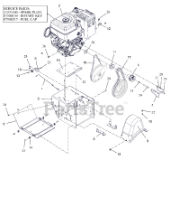 Ariens 926065 (ST 28 DLE) - Ariens Pro 28" Snow Blower, Briggs & Stratton (SN: 010000 & Above)