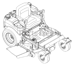 Ariens 992062 (2552 XL) - Ariens Zoom 52" Zero-Turn Mower, 25hp Kohler (SN: 004000 & Above)