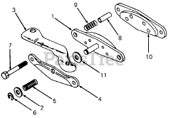 Cub Cadet 1204 (147-610-100) - Cub Cadet Garden Tractor (SN: 756300 - 799999) Caliper Brake Assembly