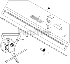 Echo 99944200595 - Echo Articulating Hedge Trimmer Attachment (SN: S06700001001 - S06700999999)