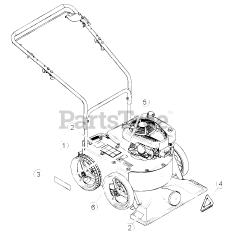 Bear Cat WV 160 - Bear Cat Walk-Behind Vacuum, 160cc Honda (SN: E06542 - H07101)
