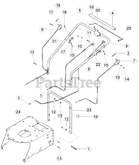 Bear Cat WV 190 S - Bear Cat Walk-Behind Vacuum, 190cc Briggs & Stratton (SN: A05913 - A09358) WV160S &amp; WV190S Handlebar