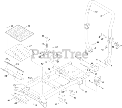 Toro 76610 - Toro 60" Titan MAX Zero-Turn Mower (SN: 417420000 - 999999999) Frame Assembly