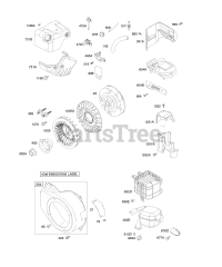 Briggs & Stratton 12R112-0727-E1 - Briggs & Stratton Horizontal Engine