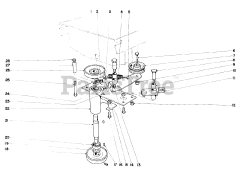 Toro 55150 (940) - Toro Lawn Tractor, Electric (SN: 009000001 - 009999999) (1969)