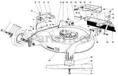 Toro 23158 - Toro 21" Whirlwind Hevi-Duty Walk-Behind Mower (SN: 003000001 - 003999999) (1983)