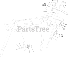Toro 30938 - Toro 48" Walk-Behind Mower, Fixed Deck, Pistol Grip, Hydro Drive (SN: 314000001 - 314999999) (2014) DRIVE LEVER ASSEMBLY