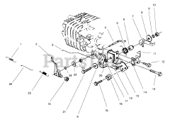 Toro 22026 - Toro Walk-Behind Mower (SN: 099000001 - 099999999) (1999) Governor Assembly (model No. 47pt7-3)