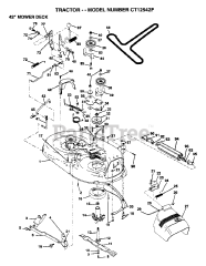 Electrolux/AYP CT 12542 F - Electrolux/AYP Lawn Tractor (1995)