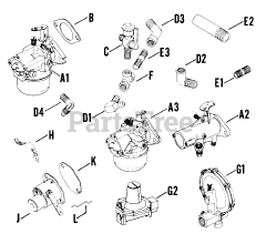 Kohler K91-2683 - Kohler K-Series Engine, Basic Version, 4hp, 3kW Carburetor 020100413