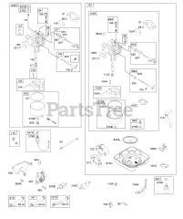 Briggs & Stratton 356777-0110-E1 - Briggs & Stratton Vertical Engine Carburetor (Nikki), Fuel Supply