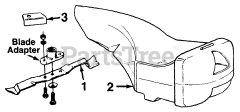 White Outdoor 190-108-190 - White Outdoor 21" Mulching Kit (1996)
