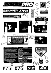 Snapper SPA 361 (84621) - Snapper 36" Pro Mower Deck Assembly