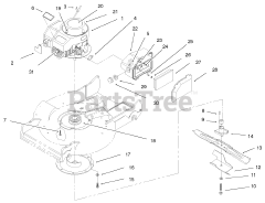 Toro 22038 - Toro 53cm Walk-Behind Mower (SN: 210000001 - 210999999) (2001)