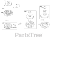 Briggs & Stratton 21B707-0505-E1 - Briggs & Stratton Vertical Engine Flywheel