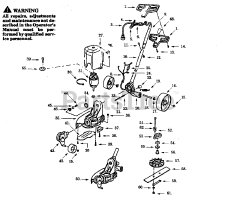 Paramount 980C-01 - Paramount Edger, Electric EDGER ASSEMBLY