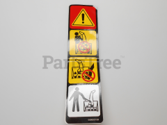 Ariens Repair Part 08000519 - Danger Decal, Rotating Parts | PartsTree