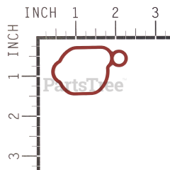 Briggs & Stratton 799580 Air Cleaner Gasket - image 4