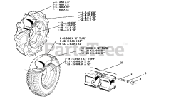 BCS America 605 - BCS America Two-Wheeled Tractor Wheels (SN: 150000 &amp; Above)