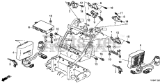 Honda HS1336 I A (SBAJ) - Honda 36" Snow Blower, Made in Japan (SN: SBAJ-5000001 - SBAJ-9999999) CONTROL UNIT (2)