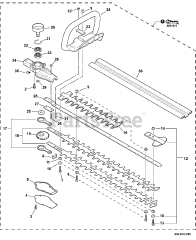 Echo HC-155 - Echo Hedge Trimmer (SN: S76212001001 - S76212999999)