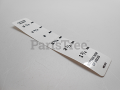 Scag 482565 Cutting Height Decal - image 2