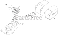 Exmark ECX160CHN21000 - Exmark 21" X-Series Walk-Behind Mower, Honda GXV160 (SN: 406294345 - 408644345) (Rev A) (2020)