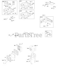 Briggs & Stratton 12K332-0110-01 - Briggs & Stratton Horizontal Engine