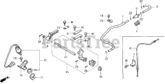 Honda BF30 AY LRSA (BAWS) - Honda Marine Engine, Made in Japan (SN: BAWS-3200001 - BAWS-9999999) SHIFT SHAFT