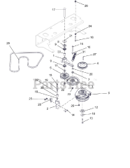 Gravely 994132 - Gravely Pro-Stance 48" Stand-On Mower, Kawasaki FX (SN: 000101 - 009999)