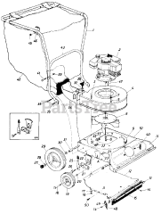 MTD 24665-7 - MTD Walk-Behind Vacuum (1987)