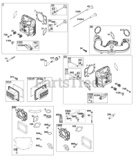 Briggs & Stratton 44U877-0032-G1 - Briggs & Stratton Vertical Engine Cylinder Head Group