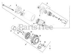 Kohler TH650-51501 - Kohler Triad Engine, Basic Version, 20hp, 14.9kW Starting System Rev 4/19/2006
