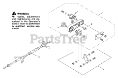 Poulan Pro BP 400 - Poulan Pro Backpack Blower Throttle Lever Assembly