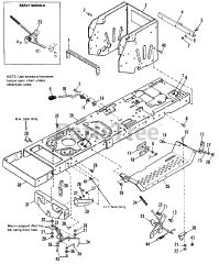Simplicity 4211 H (1690848) - Simplicity 36" Lawn Tractor, 11hp