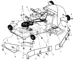 Murray 24768A - Murray Accessory Kit (1998) Baffle Assembly